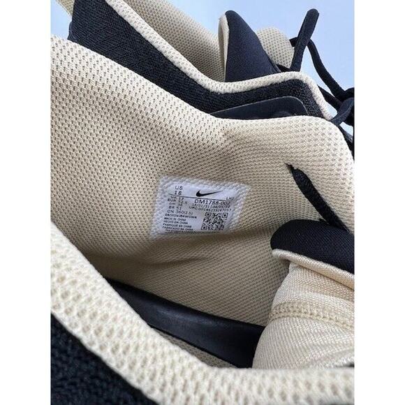 Nike Alpha Menace Pro 3 Black/Gold Football Cleats DM1788-002 Size 18 - Picture 7 of 9